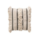 クッション 45×45cm 正方形 おしゃれ かわいい 北欧 カジュアル インテリア アクセント 無地 ストライプ 柄 飾り 高級感 お洒落 【納期B】【azm-ttc-347】