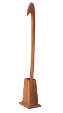 靴ベラ 木製 靴べら 靴箆 長い ロング 自立式 おしゃれ 無垢材 天然木 木製 インテリア 玄関 エントランス シューホーン 北欧 高級感 【納期B】【azm-ttz-316】