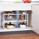 シンク下収納ラック 伸縮式 土台 収納スペース 【納期A】【184124】