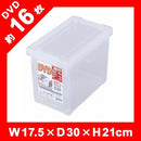 DVD 16枚収納 ケース プラスチックケース 透明 【納期A】【188098】