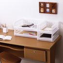 机上ラック レターケース A4サイズ トレー 深型 ラック 机の上 【納期A】【189011】