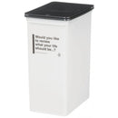 ゴミ箱 ごみ箱 プッシュ式 カフェスタイル 深型 角型 プラスチック製 【納期A】【190651】