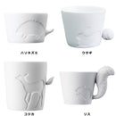 マグカップ 磁器製 北欧 おしゃれ インテリア キャンドルカップ アニマル 動物 【納期A】【193911】