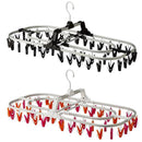 アルミ角ハンガー アルミハンガー 物干しハンガー 52ピンチ付き 【納期A】【195206】