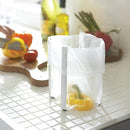 ポリ袋エコホルダー 山崎実業 タワー TOWER ゴミ袋ホルダー 乾燥 干す 乾かす コップ ペットボトル 水筒 牛乳パック ごみ箱 折りたたみ 折り畳み 【納期A】【205160】