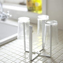 ポリ袋エコホルダー 山崎実業 タワー TOWER ゴミ袋ホルダー 乾燥 干す 乾かす コップ ペットボトル 水筒 牛乳パック ごみ箱 折りたたみ 折り畳み 【納期A】【205160】