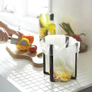 ポリ袋エコホルダー 山崎実業 タワー TOWER ゴミ袋ホルダー 乾燥 干す 乾かす コップ ペットボトル 水筒 牛乳パック ごみ箱 折りたたみ 折り畳み 【納期A】【205160】