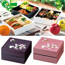 2段 お重箱 お弁当箱 和風 和柄 【納期A】【208987】