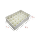 棚仕切りケース 布製 インナーボックス はんかち ストッキング 24マス 【納期A】【209043】