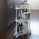 キッチンワゴン スリム 収納ワゴン 隙間収納 山崎実業 【納期A】【210997】