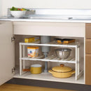 シンク下フリーラック 2段 伸縮タイプ 【納期A】【215888】