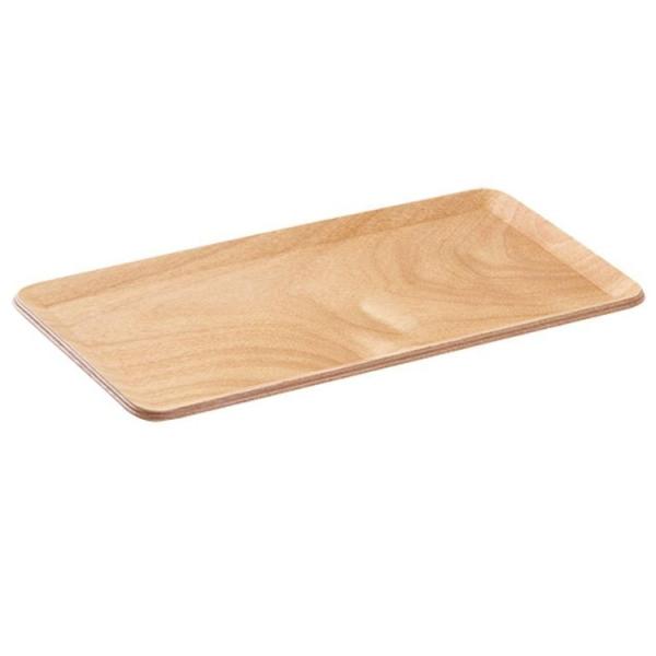 トレー プレート 木製 ウッドトレー トレイ お盆 キャッシュトレイ プレイスマット 220×120mm 【納期A】【217002】
