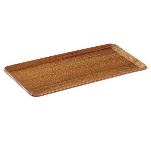 トレー プレート 木製 ウッドトレー トレイ お盆 キャッシュトレイ プレイスマット 220×120mm 【納期A】【217002】