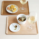 お盆 トレー 木製 プレイスマット ランチョンマット トレイ 台 テーブルトレー 270×200mm 【納期A】【217003】