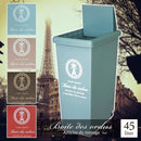 ゴミ箱 おしゃれ 45リットル 蓋付き スリム 北欧 安い 小型 【納期A】【217538】