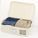 収納袋 蓋付き ファスナー 収納ケース 布 衣類 押入れ収納袋 【納期A】【232316】