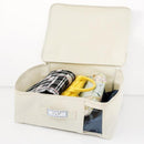 ファブリック収納ボックス 中が見える 小窓付き ふた付き 衣類収納ケース 【納期A】【232318】