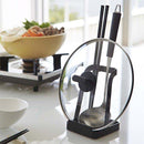 お玉立て 鍋蓋立て タブレットスタンド レシピ本立て ブックスタンド 山崎実業 【納期A】【233291】