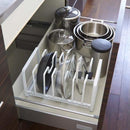 フライパンスタンド 鍋蓋スタンド シンク下 フライパン収納 鍋蓋収納 鍋ぶた 鍋ふた フライパン蓋 鍋ふた置き 鍋蓋置き 鍋蓋 収納 スタンド ラック 山崎実業 【納期A】【233309】