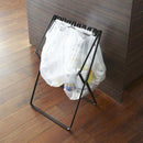 ゴミ箱 折畳み レジ袋 おしゃれ キッチン ごみ箱 折りたたみ 山崎実業 【納期A】【233312】