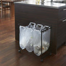 ごみ箱 分別 ゴミ箱 リビング 分別ごみ箱 キッチン 3分別 ダストワゴン 山崎実業 【納期A】【233313】