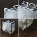 ごみ箱 分別 ゴミ箱 リビング 分別ごみ箱 キッチン 3分別 ダストワゴン 山崎実業 【納期A】【233313】