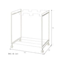 ごみ箱 分別 ゴミ箱 リビング 分別ごみ箱 キッチン 3分別 ダストワゴン 山崎実業 【納期A】【233313】