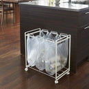 ごみ箱 分別 ゴミ箱 リビング 分別ごみ箱 キッチン 3分別 ダストワゴン 山崎実業 【納期A】【233313】