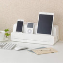 コンセントカバー おしゃれ 大型 スマホスタンド タブレット 置ける 配線 電源コード 目隠し 収納 まとめる スッキリ ケーブルカバー ボックス 卓上 整理 安全 【納期A】【233464】