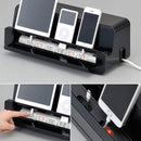 コンセントカバー おしゃれ 大型 スマホスタンド タブレット 置ける 配線 電源コード 目隠し 収納 まとめる スッキリ ケーブルカバー ボックス 卓上 整理 安全 【納期A】【233464】