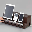 コンセントカバー おしゃれ 大型 スマホスタンド タブレット 置ける 配線 電源コード 目隠し 収納 まとめる スッキリ ケーブルカバー ボックス 卓上 整理 安全 【納期A】【233464】