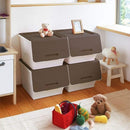 収納ボックス 蓋付き 収納ケース 積み重ね フラップ扉 【納期A】【235022】