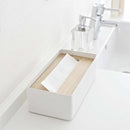 ティッシュケース 木製 ウッド 北欧 おしゃれ 山崎実業 【納期A】【235030】