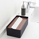 ティッシュケース 木製 ウッド 北欧 おしゃれ 山崎実業 【納期A】【235030】