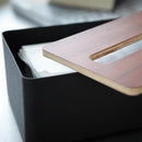 ティッシュケース 木製 ウッド 北欧 おしゃれ 山崎実業 【納期A】【235030】