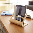 リモコンラック タブレット置き 木製 山崎実業 【納期A】【236703】