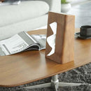 ティッシュケース 縦型 天然木製 山崎実業 【納期A】【236704】