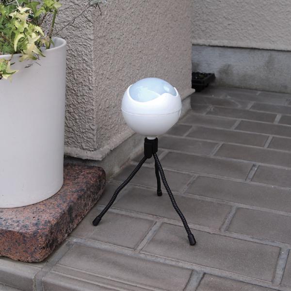 センサーライト 防雨 防水 屋外用 自動感知 点灯 消灯 三脚 LEDライト 照明 玄関 軒先 人感センサー 取り付け簡単 三脚 屋内 庭 ガレージ 【納期A】【809994】