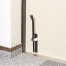 ドアストッパー マグネット 磁石 強力 玄関扉 取付簡単 折り畳み 黒 ブラック 白 ホワイト おしゃれ ゴム 室内 扉ストッパー マンション 賃貸 対応 換気 戸当り 【納期A】【813219】