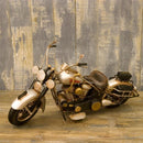 ブリキ おもちゃ 置き物 バイク インテリア オブジェ レトロ ビンテージ風 ハーレー風 ノスタルジー 飾り おしゃれ 二輪車 かっこいい 【納期C】【akz-1104e-2344】