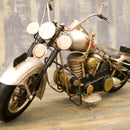 ブリキ おもちゃ 置き物 バイク インテリア オブジェ レトロ ビンテージ風 ハーレー風 ノスタルジー 飾り おしゃれ 二輪車 かっこいい 【納期C】【akz-1104e-2344】