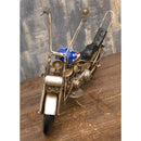 ブリキ おもちゃ 置き物 バイク インテリア オブジェ 玩具 アメリカン 国旗 星条旗 レトロ ハーレー風 飾り おしゃれ 二輪車 かっこいい 【納期C】【akz-1304e-3770】