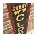 看板 OPEN オープン 開店 営業中 CLOSED クローズ 閉店 サインボード 自立式 スタンド カフェ レストラン 入り口 エントランス レトロ 【納期C】【akz-13tw213a1f】