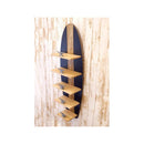 壁 収納 ウォールラック ウォールシェルフ 壁面 インテリア 5段 ラック 棚 サーフボード モチーフ デザイン おしゃれ 西海岸風 アメリカン 【納期C】【akz-18mg143m6n】