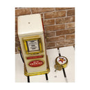 キャビネット 棚 収納 2段 デザイン おしゃれ おもしろ インテリア 扉付き ガスポンプ アメリカン カジュアル 置き物 【納期C】【akz-203ms1624s】