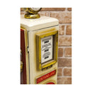 キャビネット 棚 収納 2段 デザイン おしゃれ おもしろ インテリア 扉付き ガスポンプ アメリカン カジュアル 置き物 【納期C】【akz-203ms1624s】