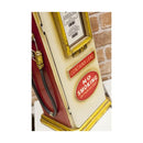 キャビネット 棚 収納 2段 デザイン おしゃれ おもしろ インテリア 扉付き ガスポンプ アメリカン カジュアル 置き物 【納期C】【akz-203ms1624s】