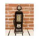 キャビネット 収納棚 2段 黒 ブラック オシャレ おしゃれ おもしろ インテリア 扉付き ガスポンプ デザイン アメリカン カジュアル 置き物 【納期C】【akz-203ms3229s】