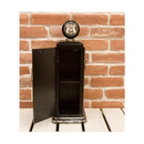 キャビネット 収納棚 2段 黒 ブラック オシャレ おしゃれ おもしろ インテリア 扉付き ガスポンプ デザイン アメリカン カジュアル 置き物 【納期C】【akz-203ms3229s】