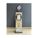 CDラック 収納棚 4段 ラック 扉付き 小物収納 コレクションケース おしゃれ かわいい ガスポンプ デザイン インテリア アメカジ 棚 【納期C】【akz-205ms3229-b】